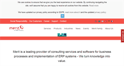 Desktop Screenshot of meritglobe.com